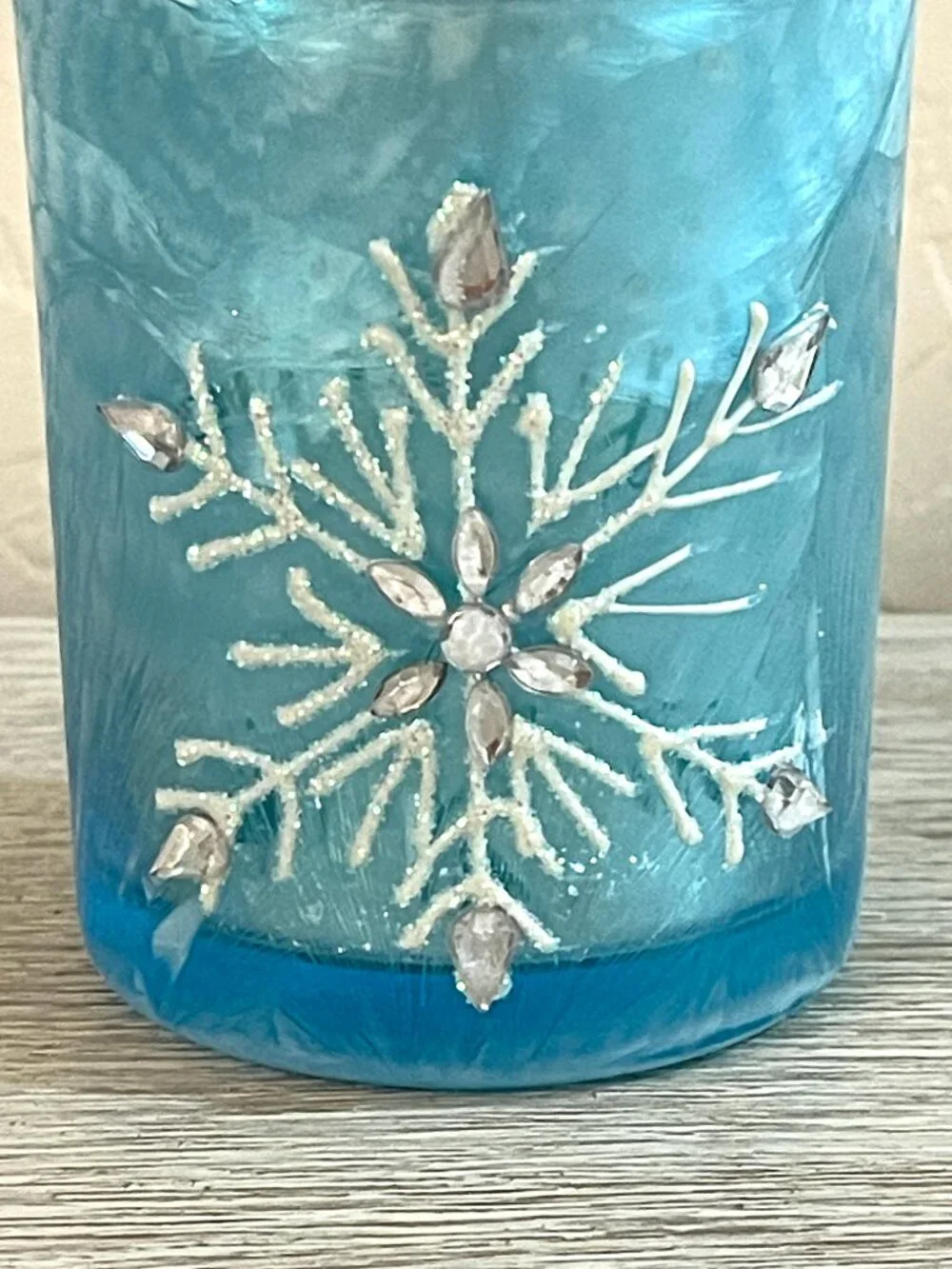 N/A blue candle